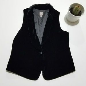 J.Jill velvet black vest